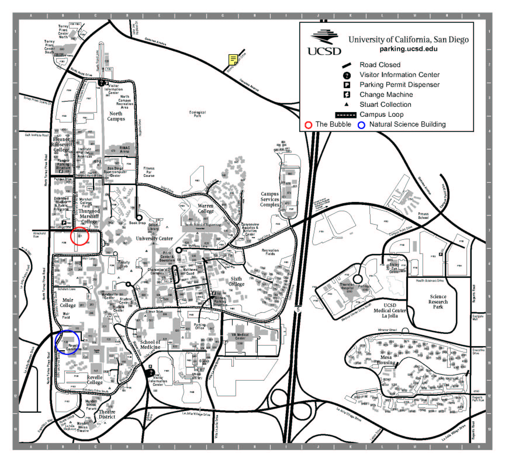 Uc San Diego Campus Map Maps Location Catalog Online 8012